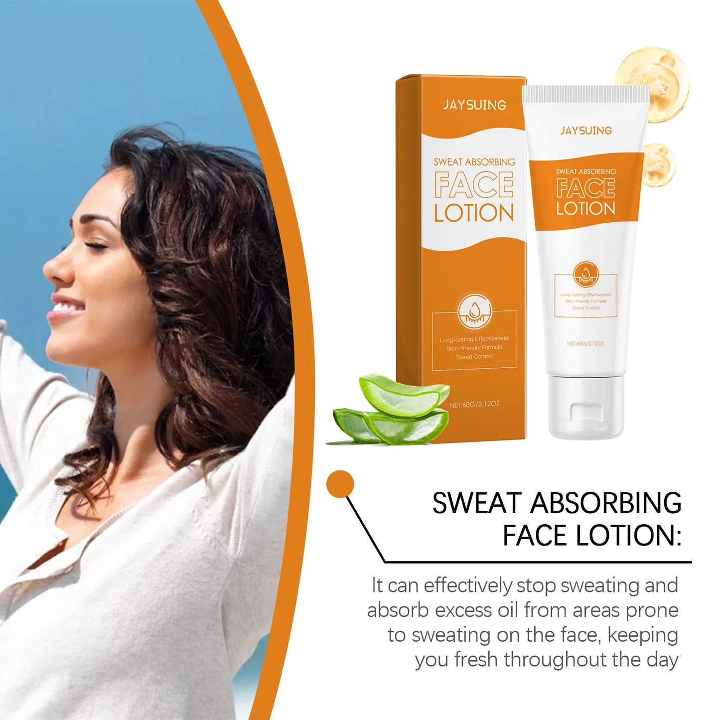 Portable Moisturizing Face Care Lotion